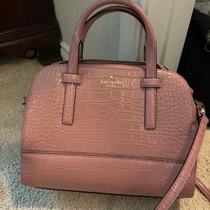Kate Spade faux croc handbag. NWOT